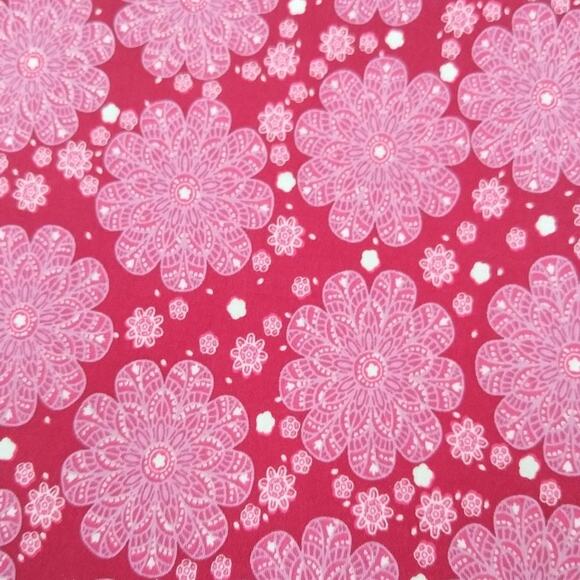 LuLaRoe Azure Womens Skirt Size Small Pink Floral - Picture 3 of 5